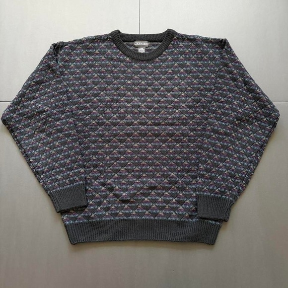 American Vintage Other - 90s chunky cable knit patterned sweater